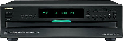 Onkyo 6-Disc CD Changer, Black - DX-C390