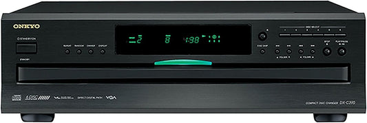 Onkyo 6-Disc CD Changer, Black - DX-C390