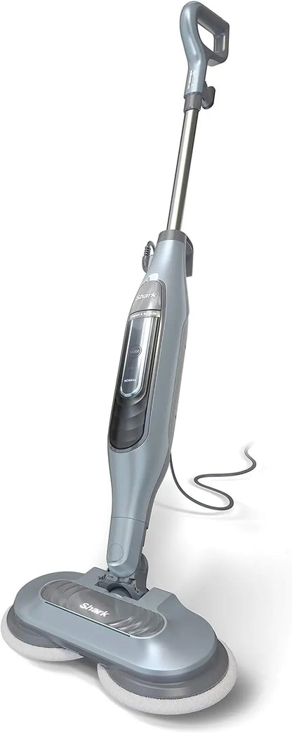 Shark Steam Mop for Hard Floors, 6 Washable Pads, 2 Steam Modes, Pure Water Blue - S7000AMZ