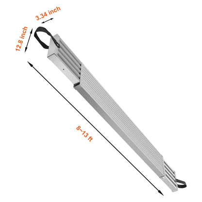 VEVOR Telescoping Aluminum Work Plank, 8-13 ft, 500 lbs, 12.5 in Width - WBS-018