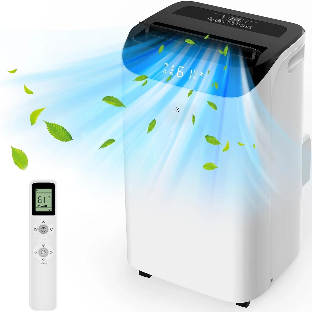 HUMHOLD Portable Air Conditioner, 14000 BTU, White - HDPAC-10-A1