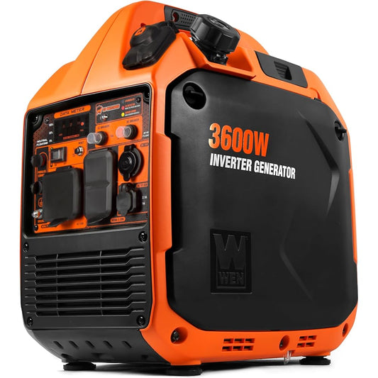 WEN 3600-Watt Dual Fuel RV-Ready Portable Inverter Generator - DF360iX