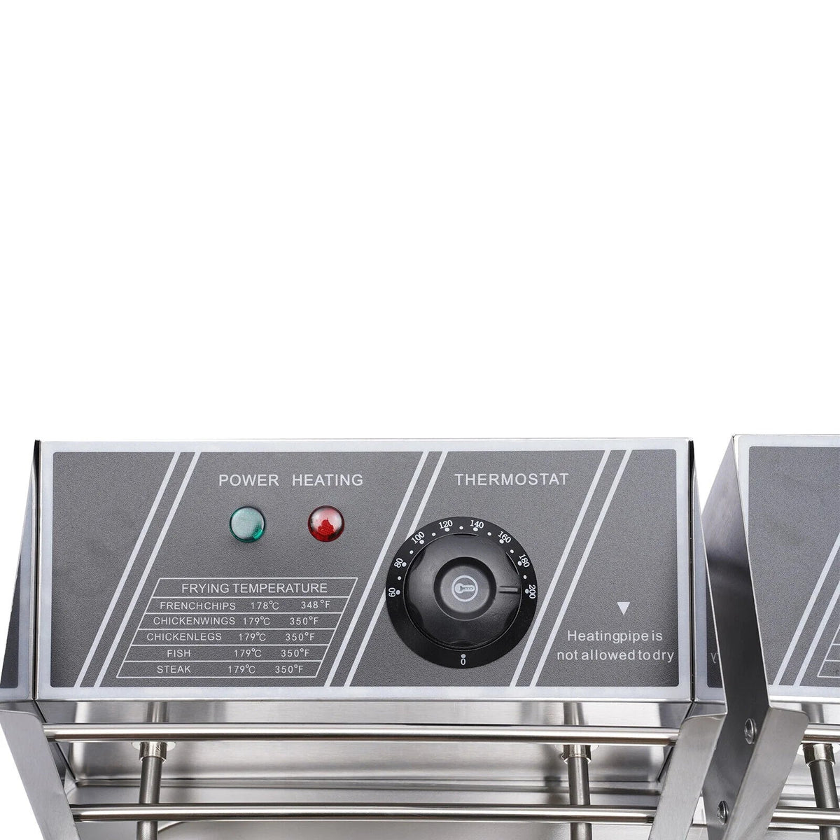 Commercial Electric Deep Fryer, 5000W, 12L Single Tank, Stainless Steel Fry Basket