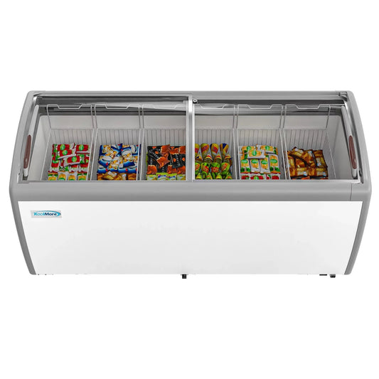 KoolMore Commercial Ice Cream Display Freezer, 71 in., 20 cu. ft.