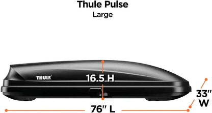 Thule Pulse Large Rooftop Cargo Box, Black - 615